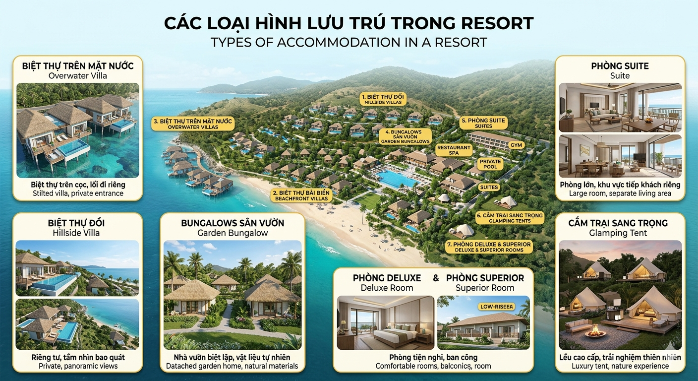 THIẾT KẾ RESORT: 5 ĐIỀU CẦN BIẾT ĐỂ THIẾT KẾ KHU NGHỈ DƯỠNG CÓ BẢN SẮC
