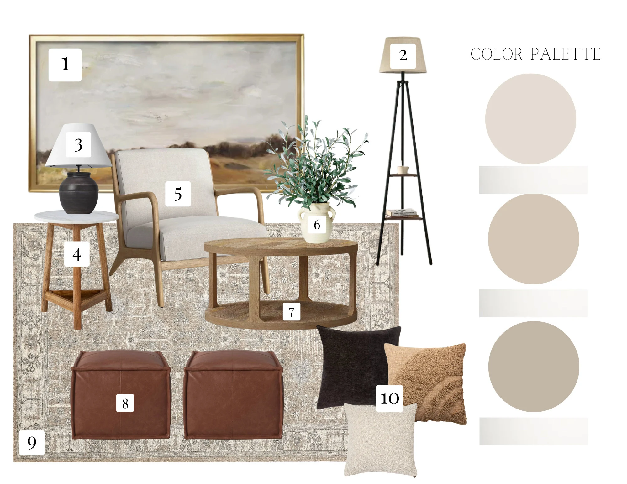 Interior Moodboard: 3 Bước đầu tiên tạo nên một không gian có chiều sâu