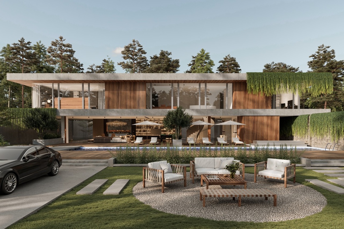 Thiết kế Garden Villa: Khi sân vườn trở thành “trái tim” của không gian sống 2 Thiết kế Garden Villa: Khi sân vườn trở thành “trái tim” của không gian sống